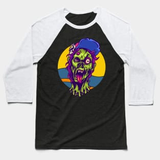 Teenager Zombie Halloween Baseball T-Shirt